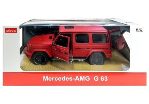 Zdalnie Sterowany Mercedes G63 Rastar R/C Czerwony Rastar Zdalnie Sterowany Mercedes G63 Rastar R/C Czerwony Rastar