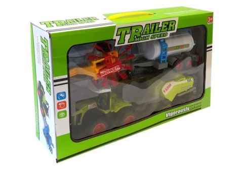 Zestaw Autek Farmerskich Zgrabiarka Prasa LEAN Toys Zestaw Autek Farmerskich Zgrabiarka Prasa LEAN Toys
