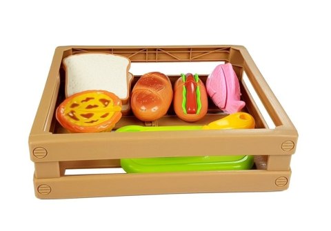 Zestaw Do Krojenia Hot Dog Ryba na Rzepy w Skrzyni LEAN Toys Zestaw Do Krojenia Hot Dog Ryba na Rzepy w Skrzyni LEAN Toys