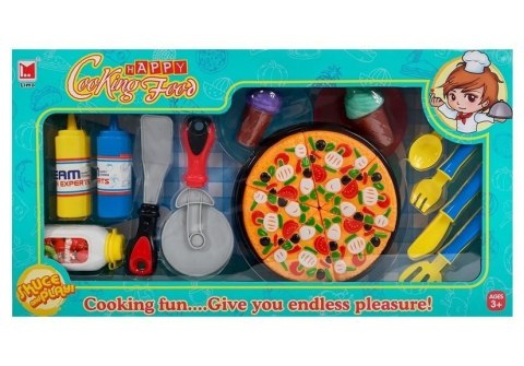 Zestaw Fast Food Pizza Lody 20 Elementów LEAN Toys Zestaw Fast Food Pizza Lody 20 Elementów LEAN Toys