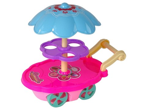 Zestaw Słodkości Wózek Stoisko Lodziarnia LEAN Toys Zestaw Słodkości Wózek Stoisko Lodziarnia LEAN Toys