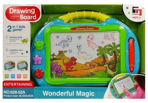 Znikopis Turkusowy ze Stempelkami LEAN Toys Znikopis Turkusowy ze Stempelkami LEAN Toys