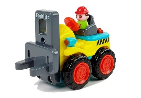 Autko Budowlane Dla Malucha Betoniarka Walec Spychacz Wywrotka5 Rodzajów LEAN Toys Autko Budowlane Dla Malucha Betoniarka Walec Spychacz Wywrotka5 Rodzajów LEAN Toys