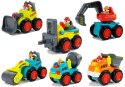 Autko Budowlane Dla Malucha Betoniarka Walec Spychacz Wywrotka5 Rodzajów LEAN Toys
