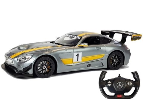 Auto R/C Mercedes AMG GT3 Rastar 1:14 Szare na pilota Rastar Auto R/C Mercedes AMG GT3 Rastar 1:14 Szare na pilota Rastar