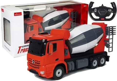Auto R/C Mercedes-Benz Arocs Rastar 1:14 Czerwone na Pilota Rastar Auto R/C Mercedes-Benz Arocs Rastar 1:14 Czerwone na Pilota Rastar
