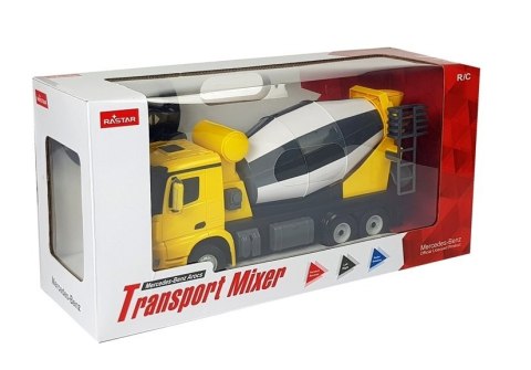 Auto R/C Mercedes-Benz Arocs Rastar 1:14 Żółte na Pilota Rastar Auto R/C Mercedes-Benz Arocs Rastar 1:14 Żółte na Pilota Rastar