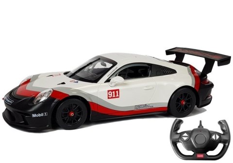 Auto R/C Porsche 911 GT3 CUP Rastar 1:14 Białe na pilota Rastar Auto R/C Porsche 911 GT3 CUP Rastar 1:14 Białe na pilota Rastar
