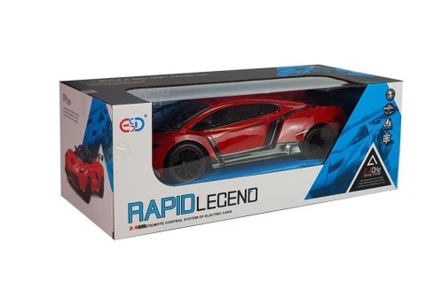 Auto Sportowe Zdalnie Sterowane 1:10 Czerwone R/C LEAN Toys Auto Sportowe Zdalnie Sterowane 1:10 Czerwone R/C LEAN Toys