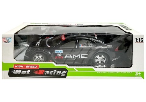 Auto Zdalnie Sterowane R/C Sportowe 1:16 Czarne LEAN Toys Auto Zdalnie Sterowane R/C Sportowe 1:16 Czarne LEAN Toys