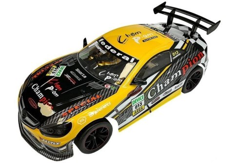 Auto Zdalnie Sterowane Sportowe 2.4GHz Żółte LEAN Toys Auto Zdalnie Sterowane Sportowe 2.4GHz Żółte LEAN Toys