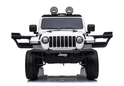 Auto na Akumulator Jeep Rubicon 4x4 Biały LEAN CARS Auto na Akumulator Jeep Rubicon 4x4 Biały LEAN CARS