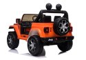 Auto na Akumulator Jeep Rubicon 4x4 Pomarańczowy LEAN CARS