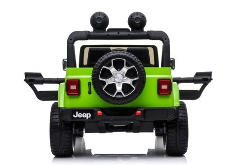 Auto na Akumulator Jeep Rubicon 4x4 Zielony LEAN CARS Auto na Akumulator Jeep Rubicon 4x4 Zielony LEAN CARS