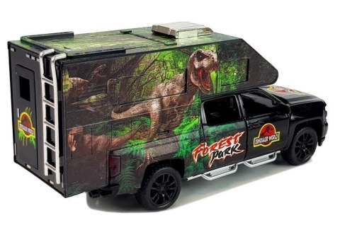 Camper z Dinozaurami 1:32 Czarny LEAN Toys Camper z Dinozaurami 1:32 Czarny LEAN Toys