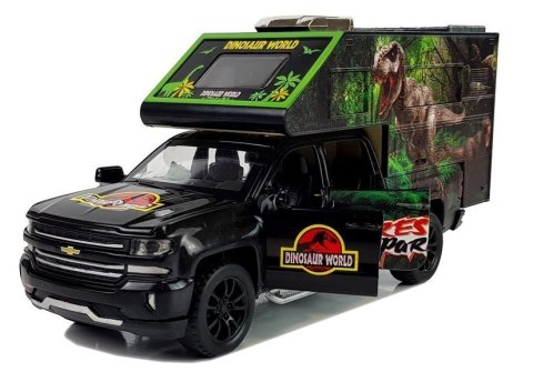 Camper z Dinozaurami 1:32 Czarny LEAN Toys Camper z Dinozaurami 1:32 Czarny LEAN Toys