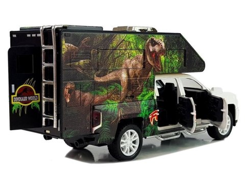 Camper z Dinozaurami Biały LEAN Toys Camper z Dinozaurami Biały LEAN Toys