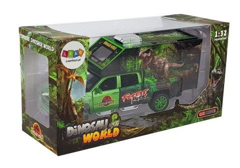 Camper z Dinozaurami Zielony LEAN Toys Camper z Dinozaurami Zielony LEAN Toys