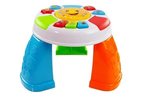 Edukacyjny Stoliczek Dla Malucha Kształty Kolory LEAN Toys Edukacyjny Stoliczek Dla Malucha Kształty Kolory LEAN Toys