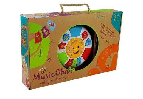 Edukacyjny Stoliczek Dla Malucha Kształty Kolory LEAN Toys Edukacyjny Stoliczek Dla Malucha Kształty Kolory LEAN Toys