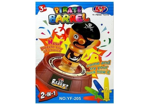Gra Ukłuj Pirata Wyskakujący Pirat LEAN Toys Gra Ukłuj Pirata Wyskakujący Pirat LEAN Toys