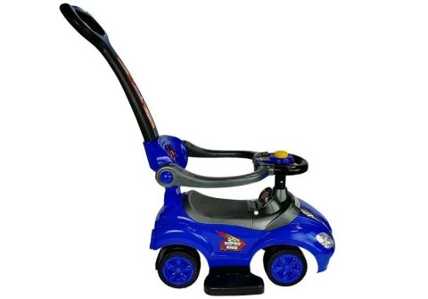 Jeździk z Pchaczem Mega Car 3w1 Niebieski LEAN CARS Jeździk z Pchaczem Mega Car 3w1 Niebieski LEAN CARS