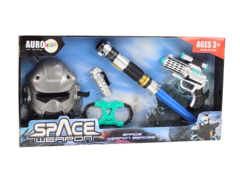 Miecz Świetlny Pistolet Maska kosmiczny Wojownik LEAN Toys Miecz Świetlny Pistolet Maska kosmiczny Wojownik LEAN Toys