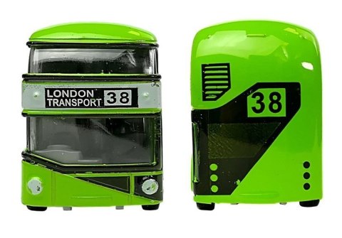 Piętrowy Autobus Napęd Naciągowy 4 Kolorów LEAN Toys Piętrowy Autobus Napęd Naciągowy 4 Kolorów LEAN Toys