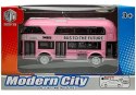 Piętrowy Autobus Napęd Naciągowy 4 Kolorów LEAN Toys