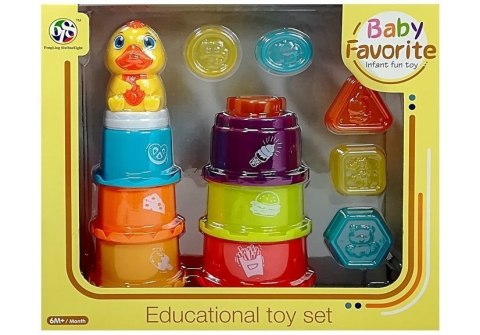 Piramidka Edukacyjna Dla Dziecka Zbuduj Wieżę, Sorter, Zabawa w wodzie LEAN Toys Piramidka Edukacyjna Dla Dziecka Zbuduj Wieżę, Sorter, Zabawa w wodzie LEAN Toys