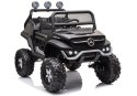 Pojazd na Akumulator Mercedes Unimog S Czarny Lakier LEAN CARS
