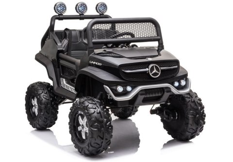 Pojazd na Akumulator Mercedes Unimog S Czarny Lakier LEAN CARS Pojazd na Akumulator Mercedes Unimog S Czarny Lakier LEAN CARS