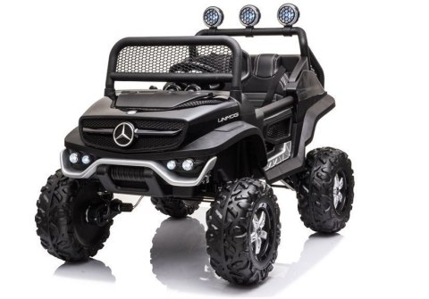 Pojazd na Akumulator Mercedes Unimog S Czarny Lakier LEAN CARS Pojazd na Akumulator Mercedes Unimog S Czarny Lakier LEAN CARS