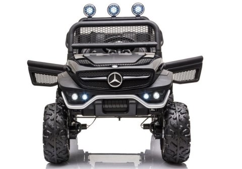 Pojazd na Akumulator Mercedes Unimog S Czarny Lakier LEAN CARS Pojazd na Akumulator Mercedes Unimog S Czarny Lakier LEAN CARS