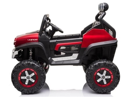 Pojazd na Akumulator Mercedes Unimog S Czerwony Lakier LEAN CARS Pojazd na Akumulator Mercedes Unimog S Czerwony Lakier LEAN CARS