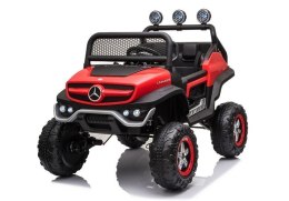 Pojazd na Akumulator Mercedes Unimog S Czerwony LEAN CARS