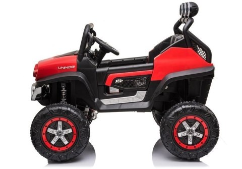 Pojazd na Akumulator Mercedes Unimog S Czerwony LEAN CARS Pojazd na Akumulator Mercedes Unimog S Czerwony LEAN CARS
