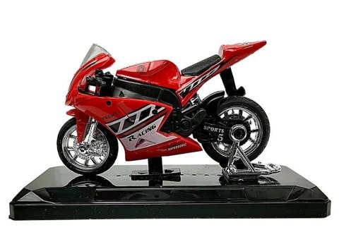 Sportowy Motocykl z Dźwiękami 1:18 4 Kolory LEAN Toys Sportowy Motocykl z Dźwiękami 1:18 4 Kolory LEAN Toys
