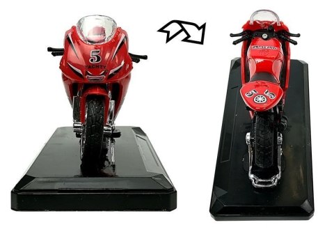 Sportowy Motocykl z Dźwiękami 1:18 4 Kolory LEAN Toys Sportowy Motocykl z Dźwiękami 1:18 4 Kolory LEAN Toys