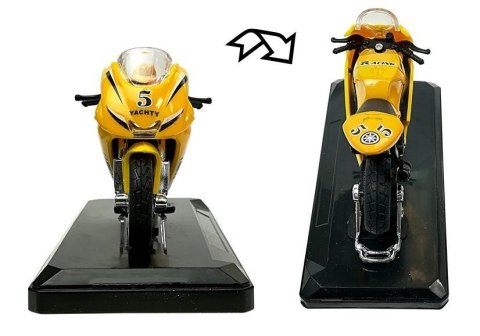 Sportowy Motocykl z Dźwiękami 1:18 4 Kolory LEAN Toys Sportowy Motocykl z Dźwiękami 1:18 4 Kolory LEAN Toys