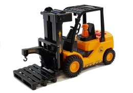 Wózek Widłowy Ruchome Widły Dźwięki Światła Pomarańczowy LEAN Toys