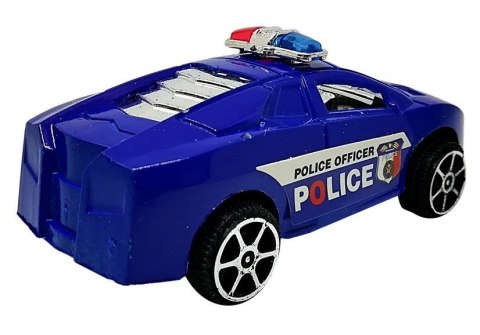 Zestaw Autek Samochodzików Policja Straż z Napędem 6 szt LEAN TOYS Zestaw Autek Samochodzików Policja Straż z Napędem 6 szt LEAN TOYS