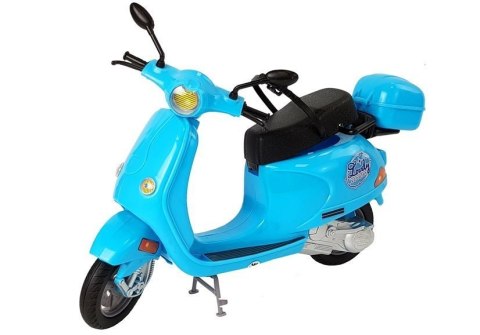 Zestaw Lalka Ze Skuterem Kask Długie Włosy Różowy LEAN Toys Zestaw Lalka Ze Skuterem Kask Długie Włosy Różowy LEAN Toys