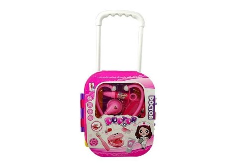Zestaw Lekarski w Walizce Stetoskop Lusterko Biały LEAN Toys Zestaw Lekarski w Walizce Stetoskop Lusterko Biały LEAN Toys