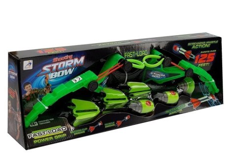 Zestaw Łuk 3 Strzały Sportowy Zielony 58 cm LEAN Toys Zestaw Łuk 3 Strzały Sportowy Zielony 58 cm LEAN Toys