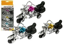 Zestaw Motocykli 3 Sztuki Resoraki Napęd Frykcyjny LEAN Toys