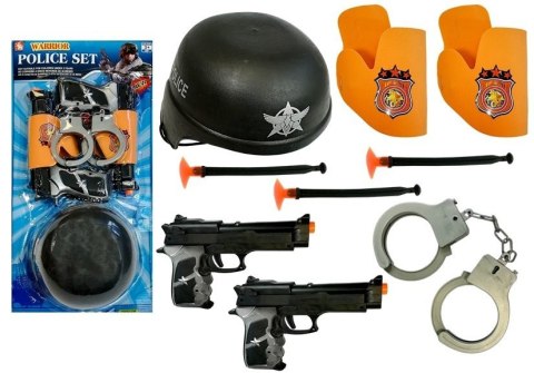 Zestaw Policyjny Pistolety na Strzałki Kajdanki LEAN Toys Zestaw Policyjny Pistolety na Strzałki Kajdanki LEAN Toys