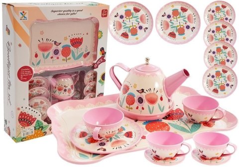 Zestaw do Herbaty Filiżanki Imbryk Spodki 14 elementów LEAN Toys Zestaw do Herbaty Filiżanki Imbryk Spodki 14 elementów LEAN Toys