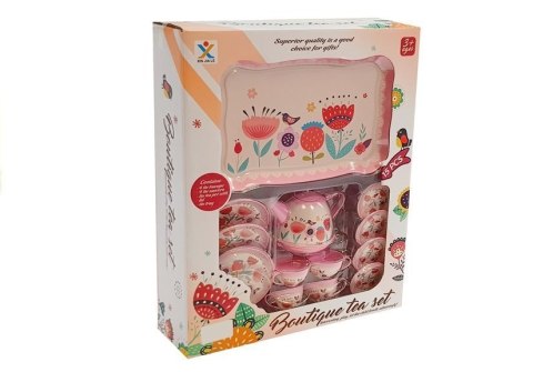 Zestaw do Herbaty Filiżanki Imbryk Spodki 14 elementów LEAN Toys Zestaw do Herbaty Filiżanki Imbryk Spodki 14 elementów LEAN Toys