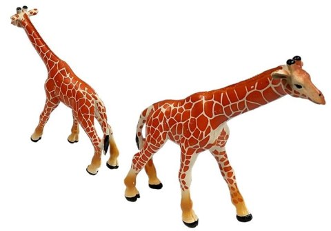 Żyrafy Figurki Edukacyjne Rodzina 3 sztuki + Tło Afryka LEAN Toys Żyrafy Figurki Edukacyjne Rodzina 3 sztuki + Tło Afryka LEAN Toys